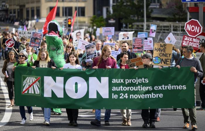 Mobilisation à Genève et Lausanne contre les méga-autoroutes