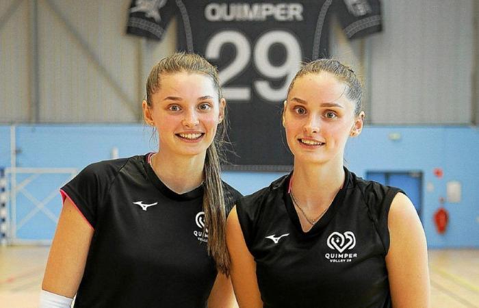 Avec le recrutement des jumelles Mariia et Dariia Kaplanska, Quimper Volley frappe double coup