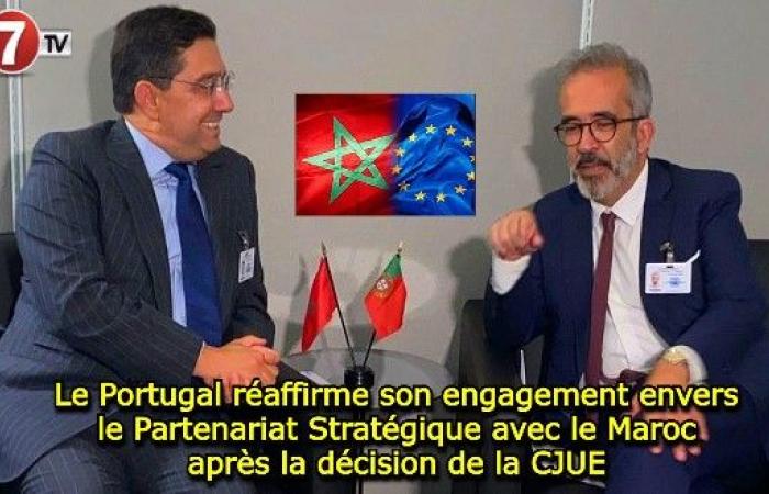 Le Portugal réaffirme son engagement en faveur du partenariat stratégique avec le Maroc après la décision de la CJUE – Le7tv.ma