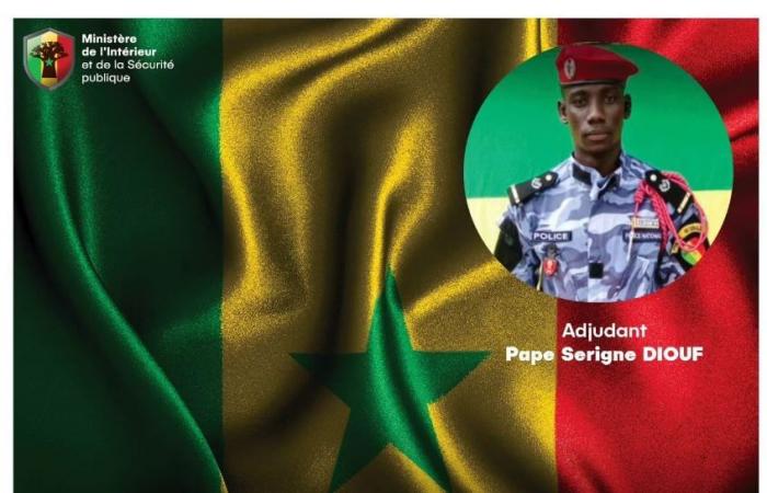 La Police Nationale Sénégalaise perd l’Adjudant Pape Serigne Diouf