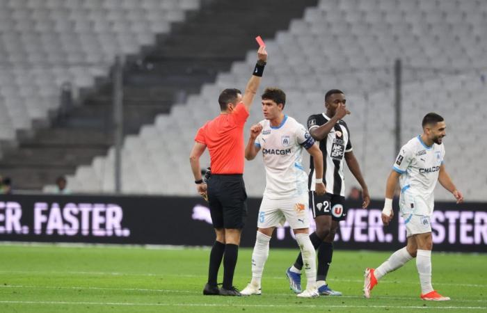 Ligue 1 – Toujours réduit à 10, l’OM ne bat pas la lanterne rouge