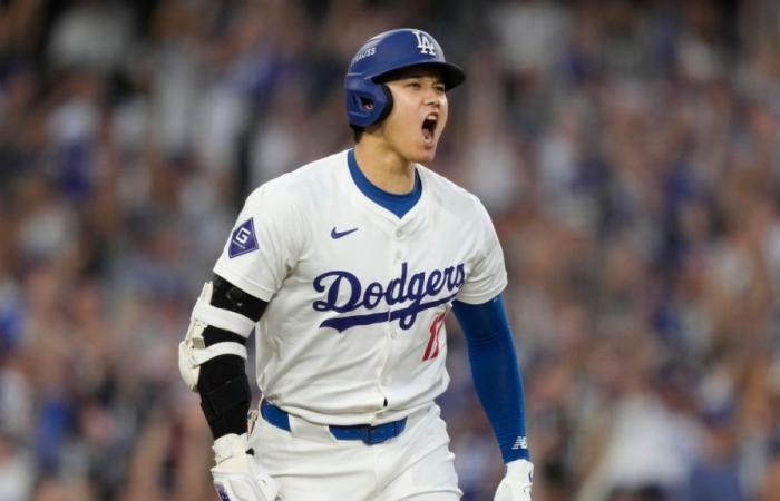 Shohei Ohtani produit trois points lors d’une victoire des Dodgers lors du premier match