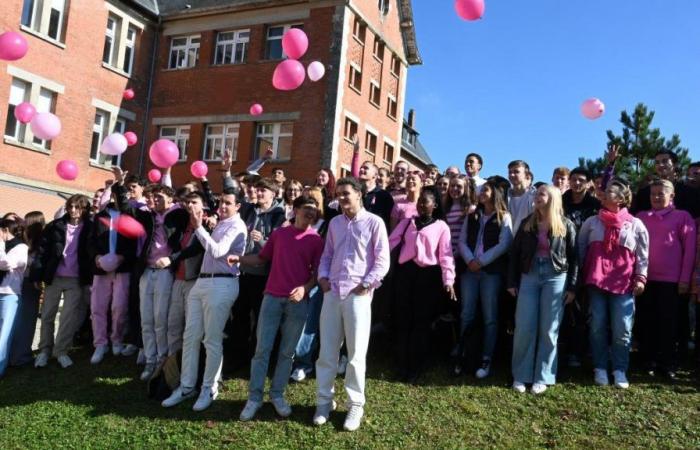 Les étudiants de l’IUT de Laon mobilisés pour Octobre Rose