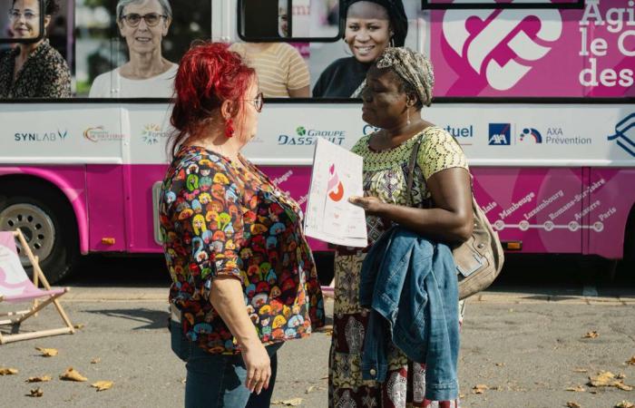 A Béthune, un bus pour sensibiliser les femmes à la détresse cardiaque