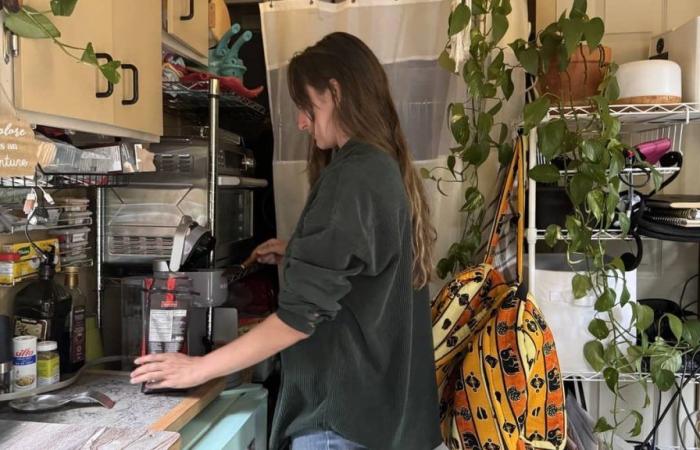 elle échappe au stress de la ville pour vivre dans la forêt dans 96 pieds carrés