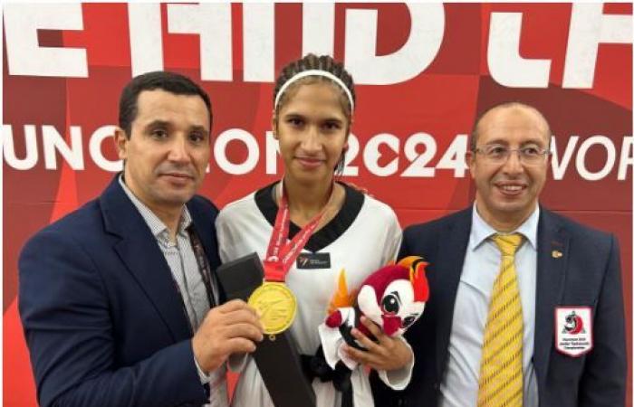 Amina Dahawy remporte l’or aux Championnats du monde de taekwondo jeunesse en Corée du Sud