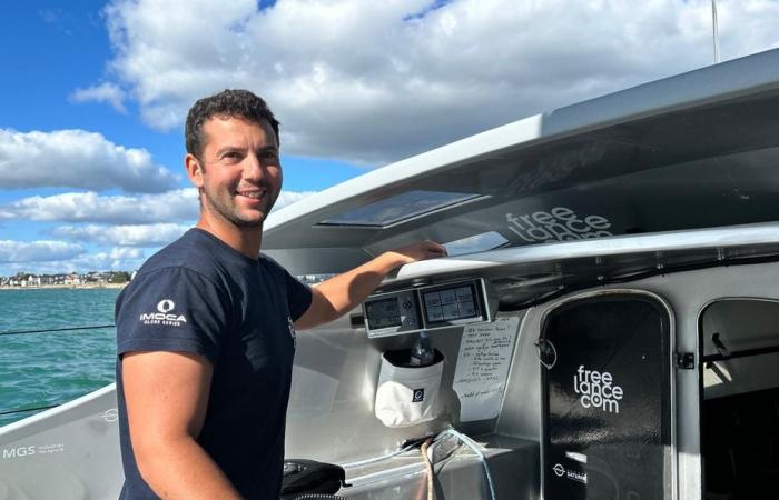 Guirec Soudée prêt à affronter le Vendée Globe. «J’aurais aimé en faire un chaque année.»