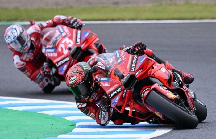 Francesco Bagnaia s’impose au Japon devant Jorge Martin