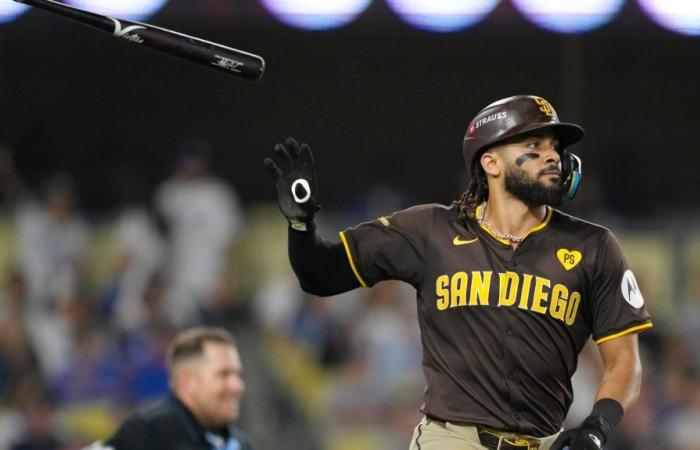 Les Padres écrasent les Dodgers 10-2 lors du match 2