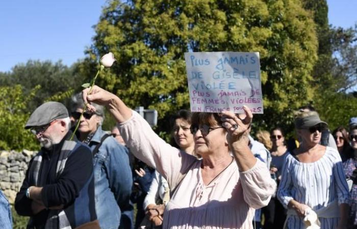 A Mazan, des victimes de violences défilent en soutien à Gisèle Pélicot (photos et vidéos)