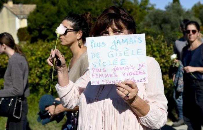 A Mazan, des victimes de violences défilent en soutien à Gisèle Pélicot (photos et vidéos)