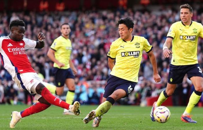 Bukayo Saka : Mikel Arteta d’Arsenal salue un joueur « incroyable » pour avoir franchi « une nouvelle étape » alors qu’Arsenal battait Southampton