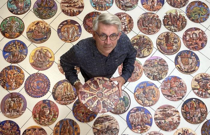 ENTRETIEN. Le peintre normand Christophe Ronel expose à Rouen, “une invitation au voyage”