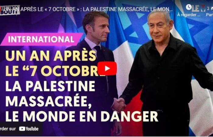 La Palestine massacrée, le monde en danger