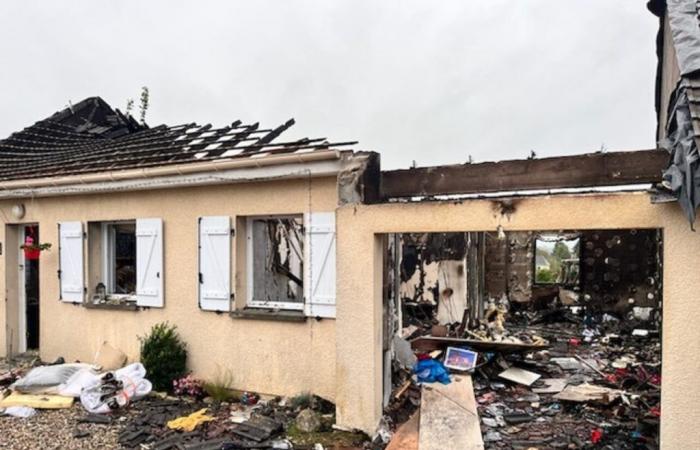 la famille a tout perdu dans l’incendie de sa maison en Seine-Maritime