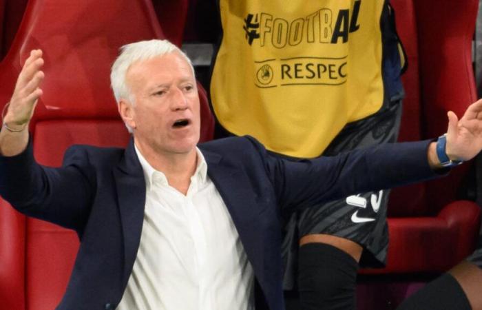 le vestiaire des Bleus face à Didier Deschamps