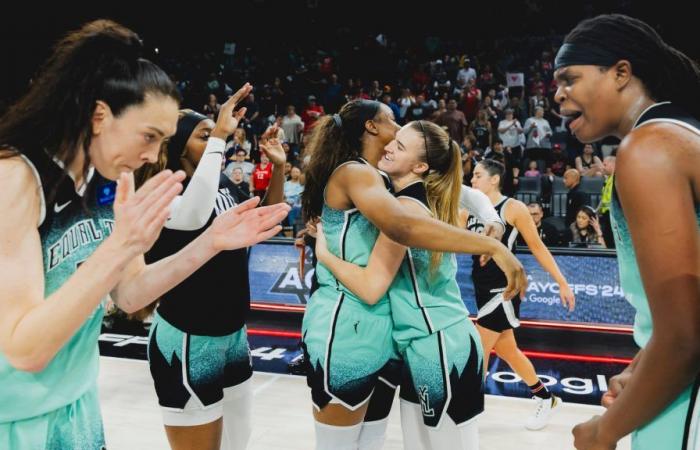 Liberty élimine les as avec une victoire de 76-62 pour décrocher une place pour la finale de la WNBA