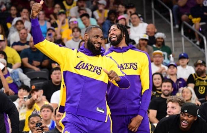 LeBron James et Anthony Davis brillent pour les Lakers lors de leurs débuts en pré-saison contre les Suns