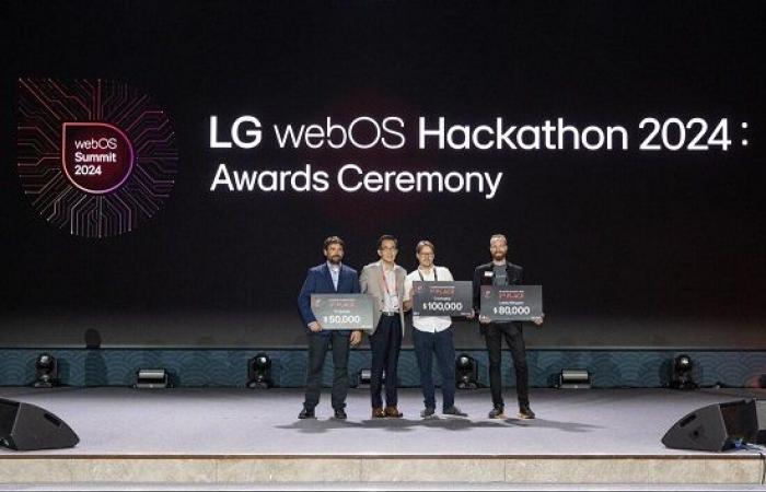 LG annonce les gagnants du hackathon webOS 2024