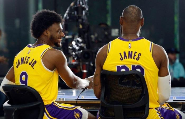 Les Lakers profitent de la « compétition » entre LeBron et Bronny à l’entraînement