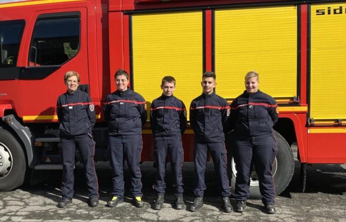 deux jeunes rejoignent les pompiers