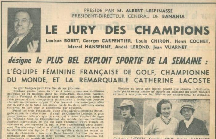 Les champions du monde français… il y a 60 ans !