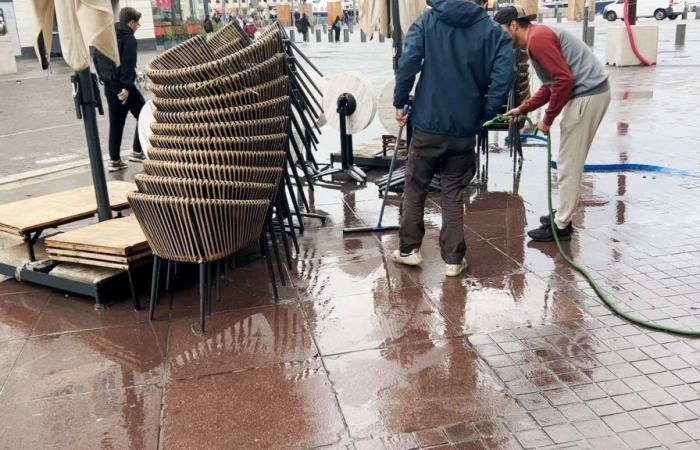 Les inondations ont causé des dégâts à Marseille