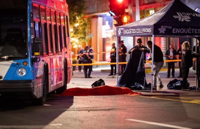 Un piéton décède heurté par un autobus de la STM