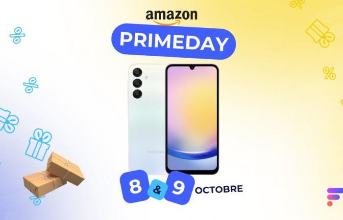 Amazon baisse encore plus le prix du Samsung Galaxy A25 5G pour son Prime Day (-45%)