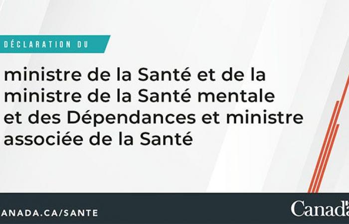 Message du ministre de la Santé et du ministre de la Santé mentale et des Dépendances et ministre associé de la Santé – Mois de sensibilisation au cancer du sein, octobre 2024