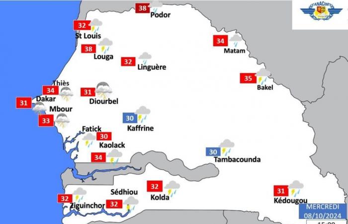 De la pluie tombera sur tout le pays, 4 régions particulièrement en alerte