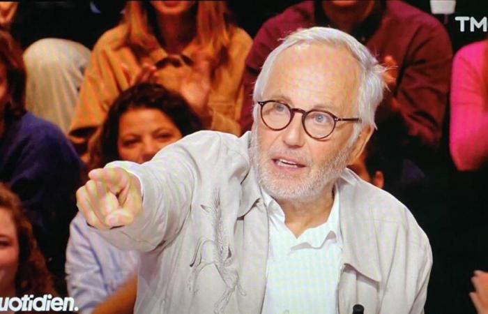 Fabrice Luchini fait le show sur le plateau et ravit les internautes