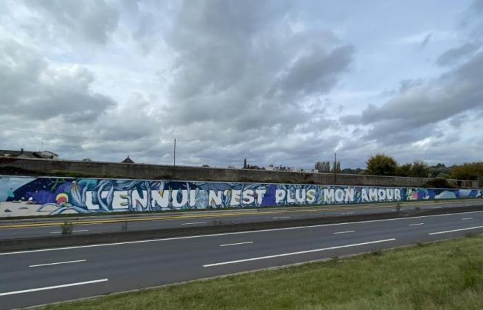 La plus longue fresque des Ardennes est achevée, le long du périphérique Charleville-Mézières