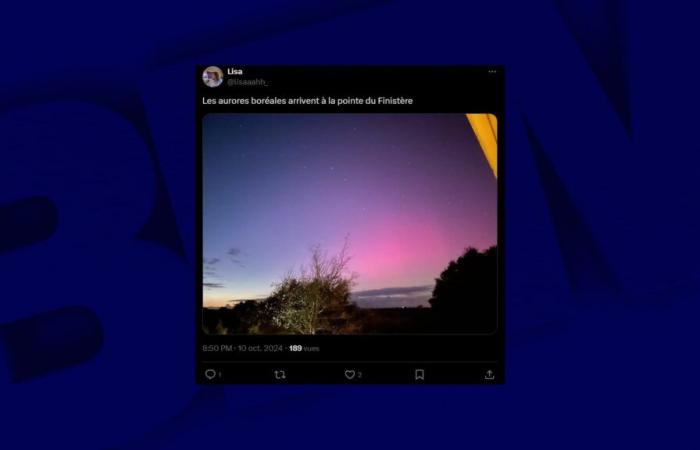 Images impressionnantes des aurores boréales observées ce soir en France