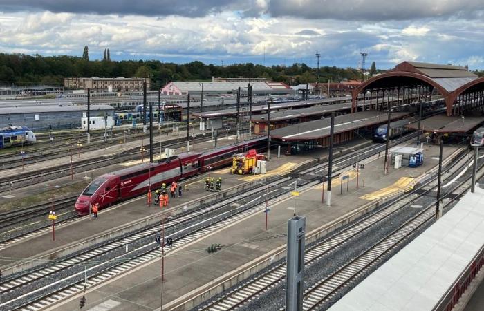 passagers évacués, circulation ferroviaire interrompue