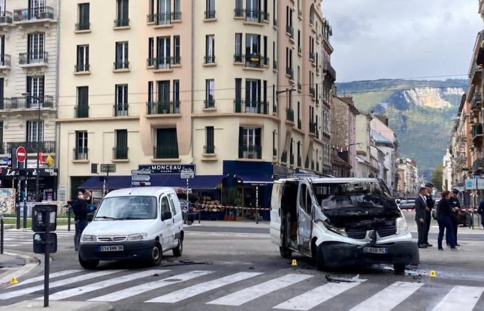 un fourgon blindé attaqué en centre-ville