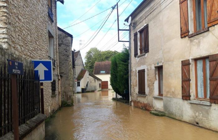 la crue a de nouveau envahi les rues du canton de La Ferté-Gaucher