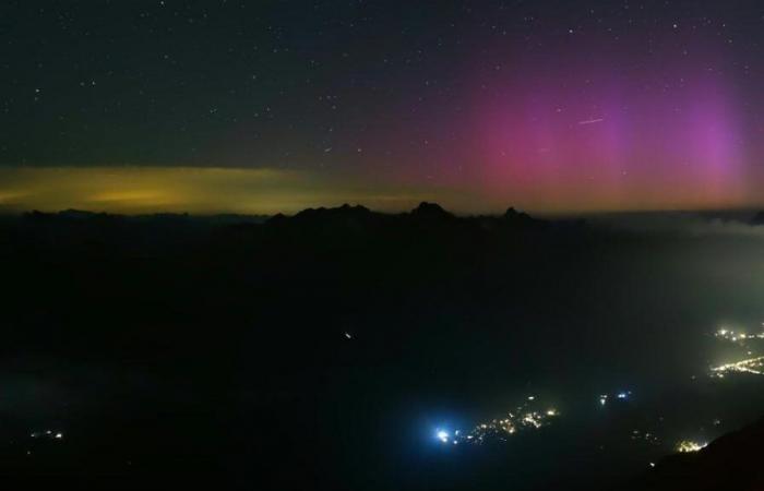 De rares aurores boréales dans le ciel suisse jeudi soir