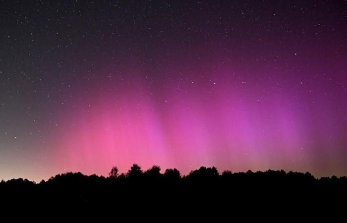 Aurores boréales vues dans le ciel suisse