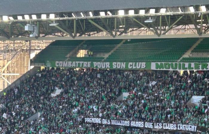 Labrune et la LFP critiquées par les tribunes Geoffroy-Guichard