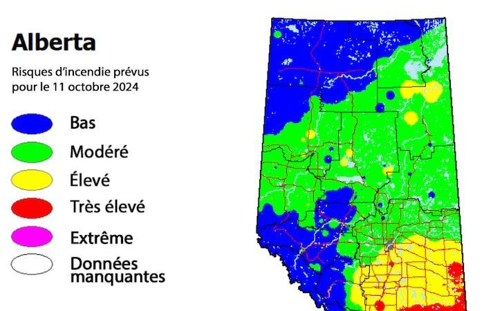 Les dangers d’incendies de forêt persistent dans la région forestière de Calgary