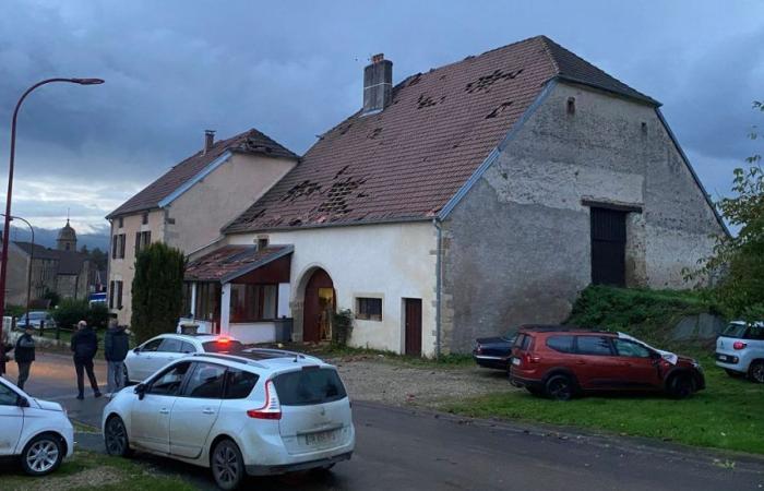 une tornade frappe plusieurs maisons à Cubry-lès-Faverney