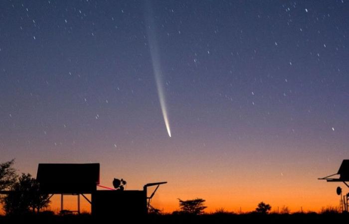 Une comète dans le ciel de la région