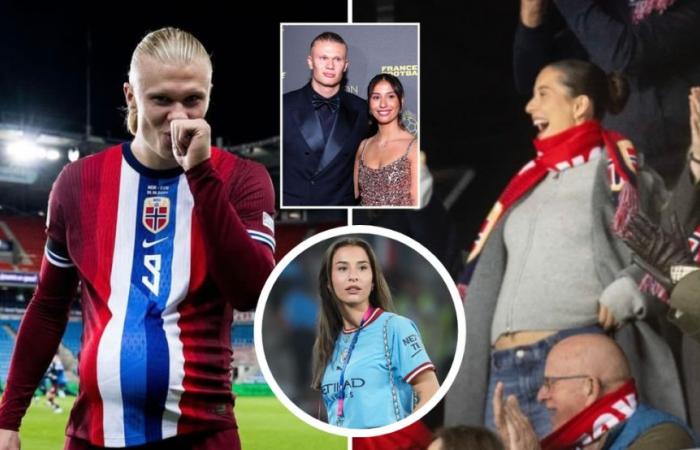 Isabel Haugseng, la petite amie enceinte d’Erling Haaland, affiche un adorable baby bump alors que la star de Man City s’apprête à devenir papa