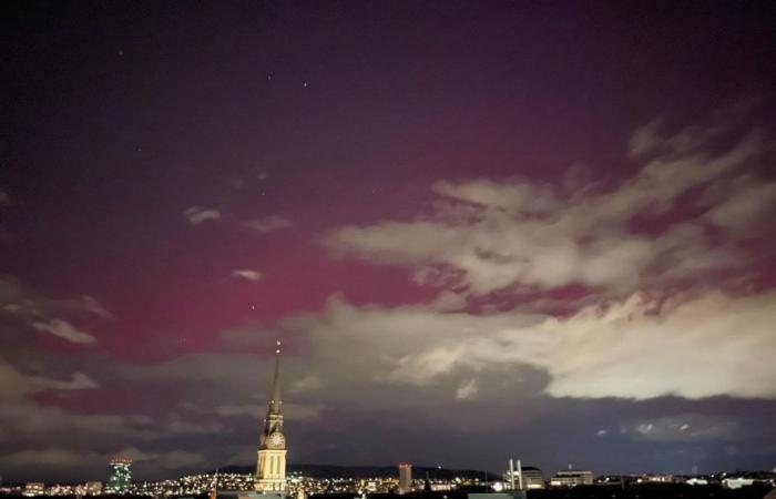 Aurores boréales en Suisse : tempête solaire de catégorie G4