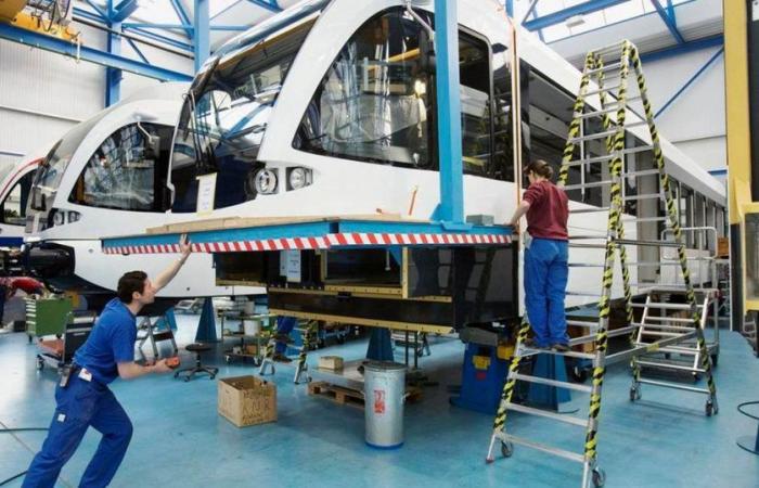 Stadler Rail manque d’aluminium produit en Valais et veut mettre 119 salariés au chômage partiel