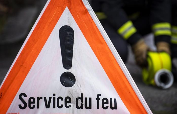 Incendie majeur à Troistorrents (VS)