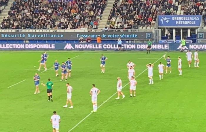 Les Damiers s’effondrent en fin de match et subissent un amer 44-22 à Grenoble