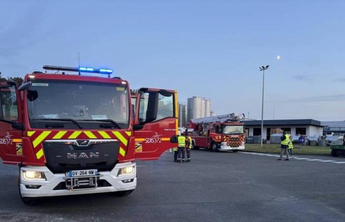 Incendie rapidement maîtrisé à l’usine Yoplait du Mans