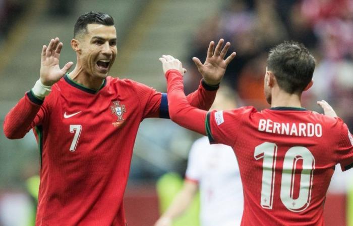 CR7 et le Portugal restent sans faute face à la Pologne